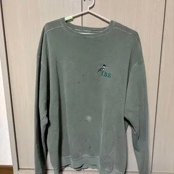 EBB 자수 그레이 긴팔 트레이닝복 빈티지