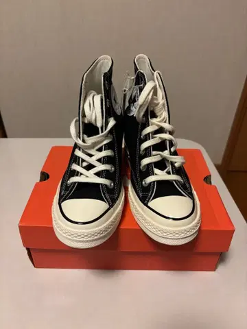 한국 한정판 새상품 CONVERSE CT70 블랙 하이컷
