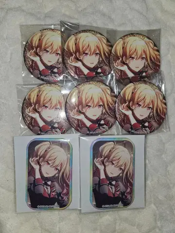 프로세카 텐마 사키 글리터 캔뱃지 스퀘어 캔뱃지 26C