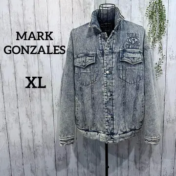 마크곤잘레스 데님 충전솜 자켓 XL 따뜻한 퀼팅 블루