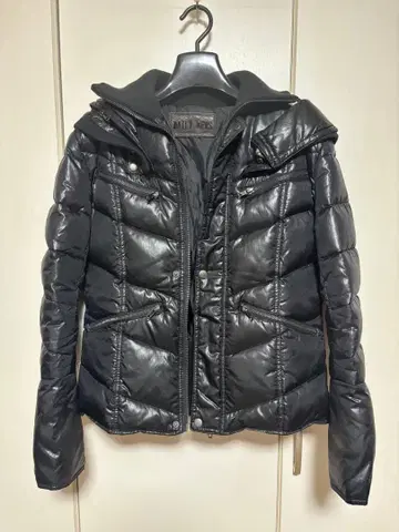 남성용 다운 자켓 퀼팅 짧은 기장 블루종 ( L )