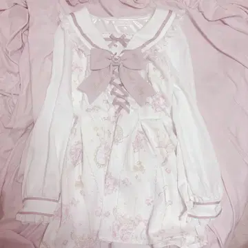 LIZLISA 주얼리 패턴 셋업 화이트