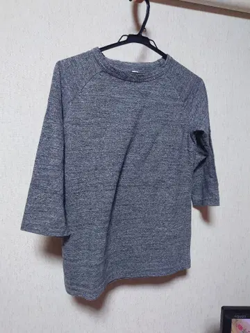 Dana Faneuil 그레이 오부소매 T셔츠 2