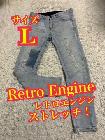 Retro Engine 레트로 엔진 데님 청바지 스트레치 L 사이즈