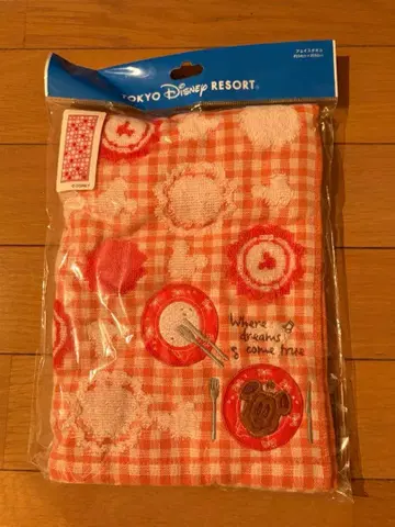 도쿄 디즈니 리조트 와플 패턴 타월