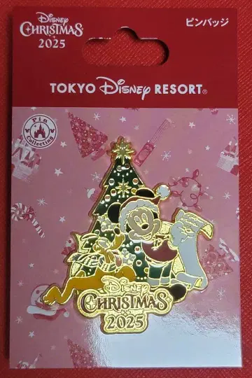 [ 새상품 ] 디즈니 크리스마스 2025 핀 배지