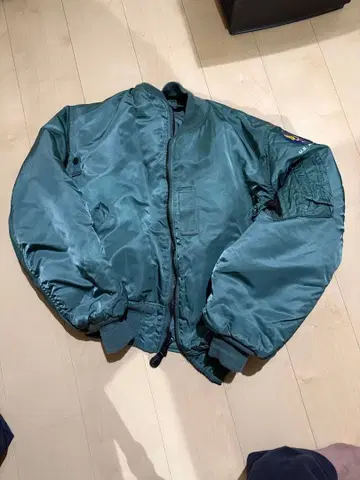 U.S. AIR FORCE MA-1 플라이트 자켓 그린