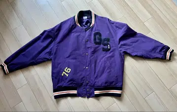 G5 바시티 자켓 M 사이즈 퍼플