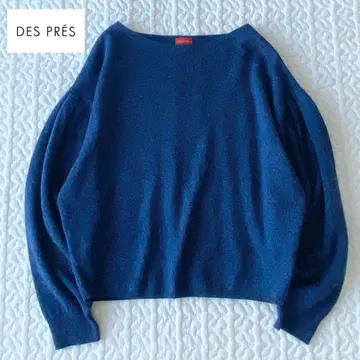 DES PRES 투모로우랜드 울 캐시미어 볼륨 소매 가디건