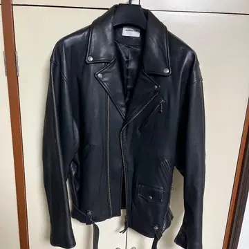 MONKEY TIME 가죽 더블 라이더 자켓 L