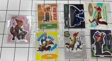 주토피아 닉 주디 아크릴 스탠드