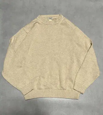L.L.Bean 엘엘빈 코튼 크루 니트 L