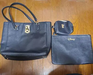 미녀와 야수 블랙 토트백 세트