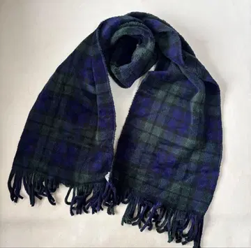 90s 미국제 블랙워치 플리스 머플러 미국제 아웃도어