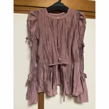 me&me couture 2way 볼륨 턱 블라우스