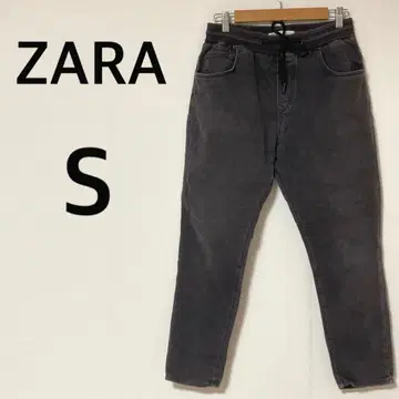 자라 데님 재규어 팬츠 [ S ] 그레이 허리밴딩
