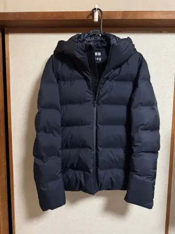 [ 미사용품 ] 유니클로 심리스 다운 파카 ( 네이비 )
