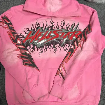 HELLSTART 핑크 후드티 sp5der 3개 모두 L 사이즈