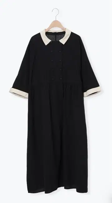 돌먼 슬리브 원피스