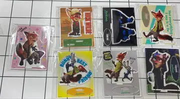 주토피아 닉 주디 아크릴 스탠드