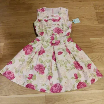 지저스 디아망테 로맨스 인형 원피스 II JAPON 로즈 패턴 핑크