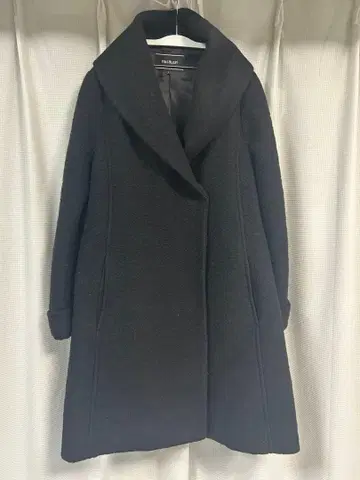 롱 코트 블랙 HushHush 여성용 여성복