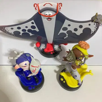 스플래툰3 쓰리미 연합 세트 후우카 우츠호 만타로 amiibo