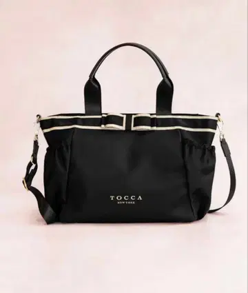 TOCCA 블랙 리본 토트백 L