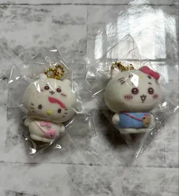 치이카와 x 산리오 시크릿 플로키 마스코트 참 치이카와 키티