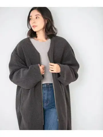 미사용 LEPSIM 렙심 라이트 보아 V 코트 아우터 인기 아이템