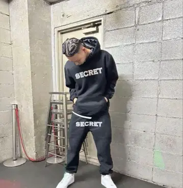 SECREAT 블랙 L 셋업