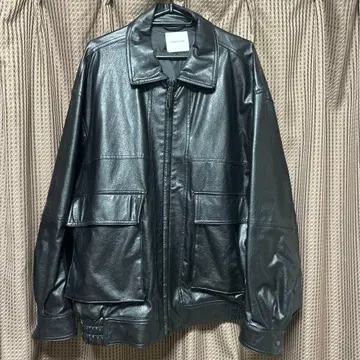 FREAK'S STORE 블랙 가죽 자켓 M