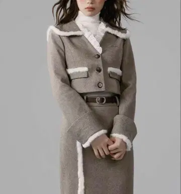 스커트 셋업 미사용