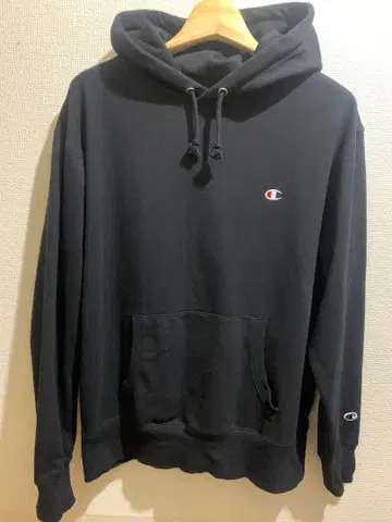 챔피온 후드티 후디 블랙 XL 새상품급