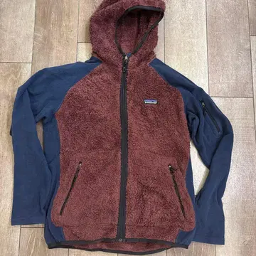 patagonia 플리스 자켓 S 버건디/네이비