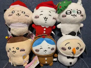 치이카와 (먼작귀) 메리크리 봉제 인형 총 6종 세트 택 없는 것도 있음