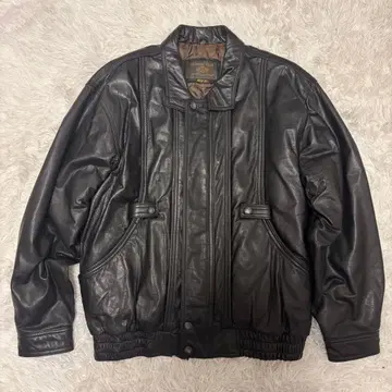 SEAHOP CLUB 천연 가죽 M 쇼트 기장 블랙 가죽 자켓 블랙