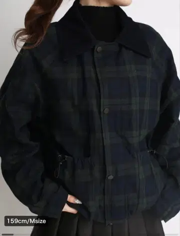 JUDIN 체크 리버서블 오버 재킷