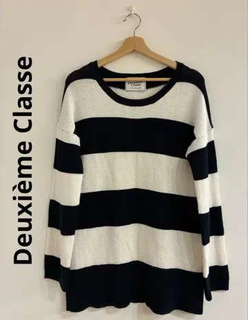 Deuxieme Classe 도즈이엠 클래스 긴팔 스웨터 보더