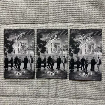 UVERworld 무비티켓 특전 트레이딩 카드 3종 세트