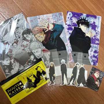 주술회전 클리어 파일, 스티커 세트 외