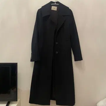 SLY/블랙/A라인/롱 코트