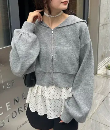 mystic 후디 니트 후드티