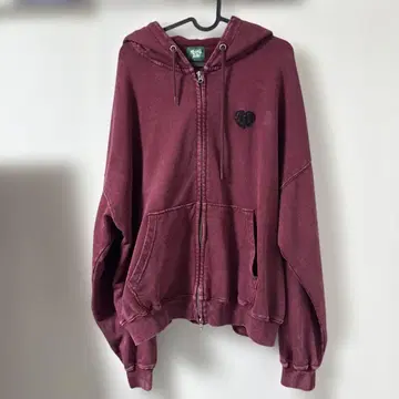 Vintage styles Heart logo zip hoodie