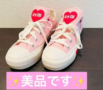 converse 하트 로고 핑크 스니커즈 23cm 여성용 스니커즈