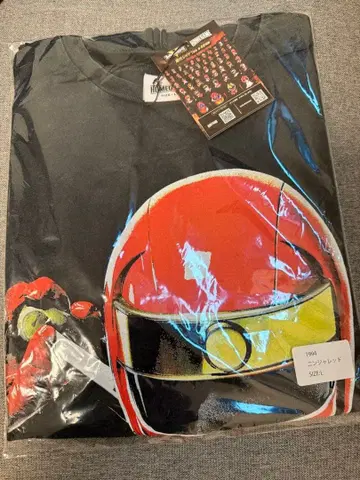 슈퍼 전대 HOMEGAME 1994 닌자 레드 TEE L