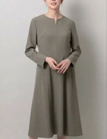 [ 새상품급 ] UNTITLED 긴팔 원피스 ( 그레이 )