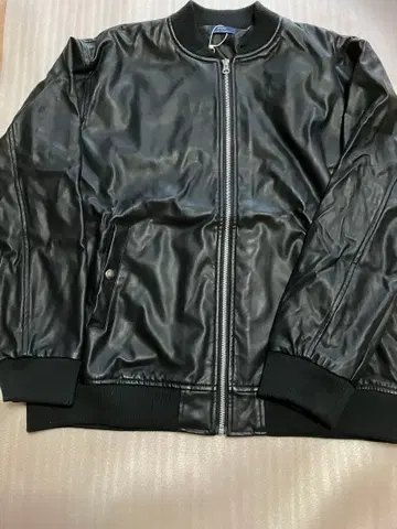 ITEMS URBAN RESEARCH 블랙 가죽 블루종 M 사이즈