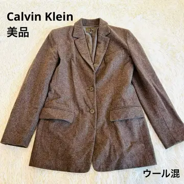 새상품급 Calvin Klein 캘빈클라인 [ 울 혼방 테일러드 자켓 ]
