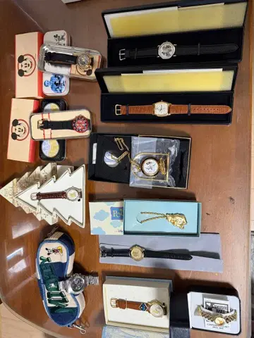 미키 아날로그 시계 세트